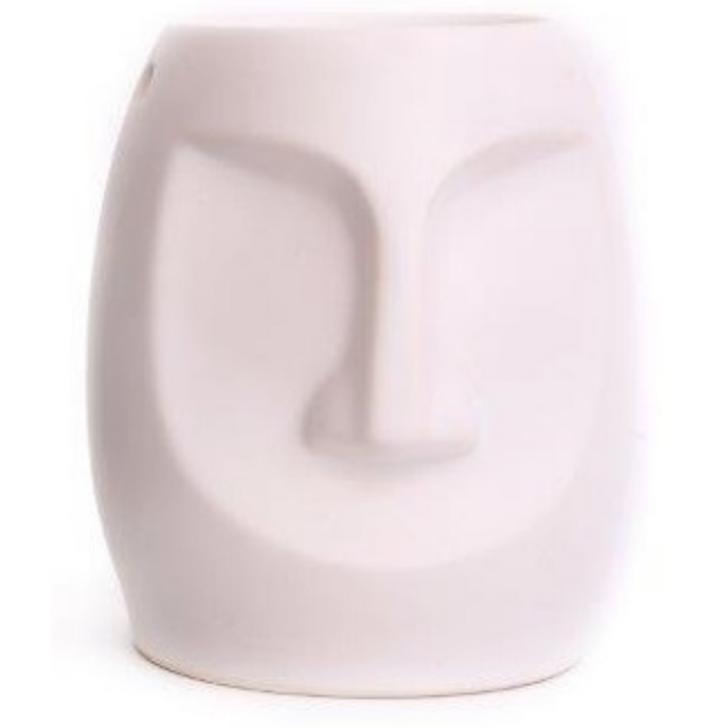 Minimalist Face Tealight Wax Melt Warmer