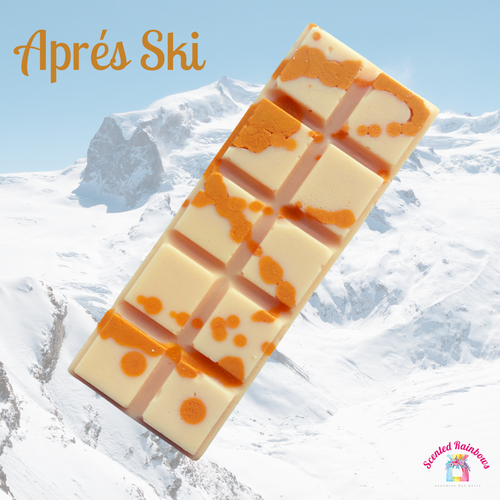 Apres Ski Wax Melt Snap Bar - Outdoorsy Scent - Drizzle Effect Wax