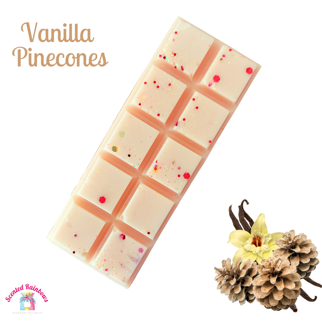 Vanilla Pinecones Wax Melt Snap Bar - Luxurious Long Lasting Wax Melt - 