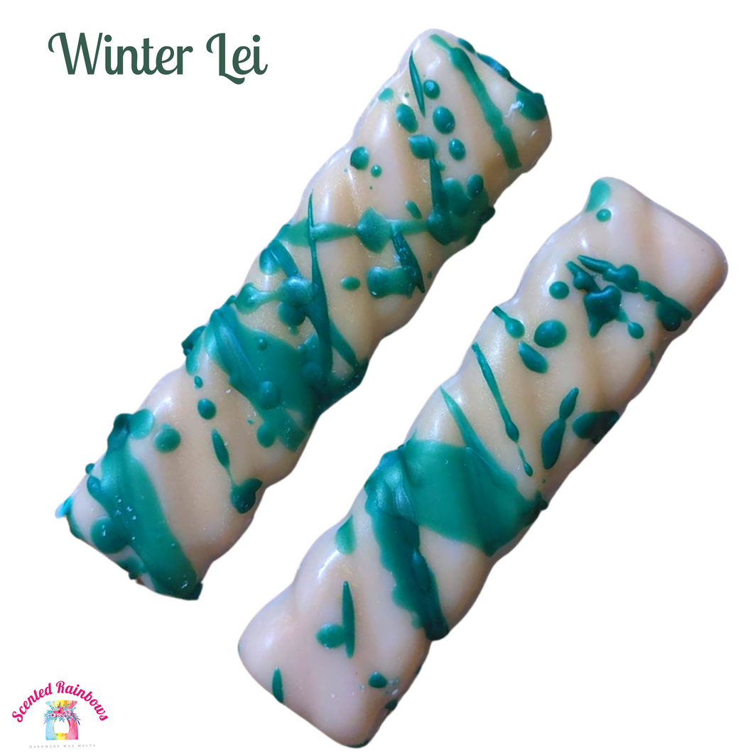 Winter Lei Wax Melt Twists - Floral Wax Melts - Lei Scent - Wax Twists - Long Lasting Wax Melts