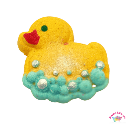 Rub A Dub Duck Bath Bomb - luxury fizzy sweet scented novelty bath bomb, childrens bath bombs, colourful duck bath bomb