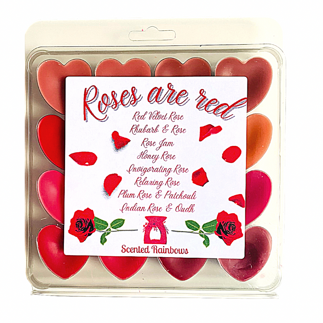 The Roses Are Red Wax Collection - Scented Rainbows 