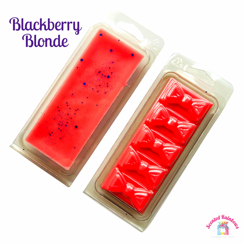 Blackberry Blonde Wax Melt Pack - Novelty Bow Snap Bar - Easy to Store Wax Melts - Long Lasting Wax Melts - Handmade Wax