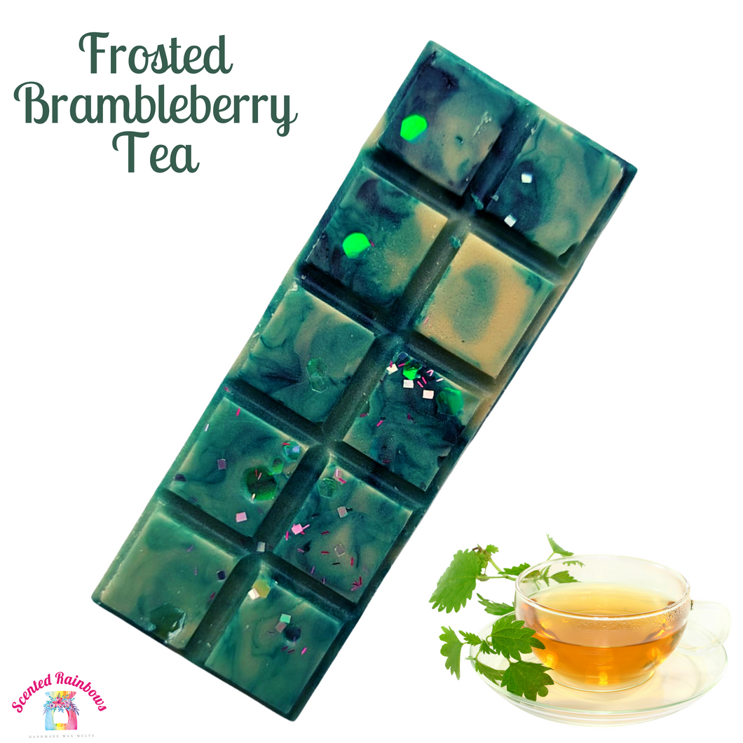 Frosted Brambleberry Tea Wax Melt Snap Bar