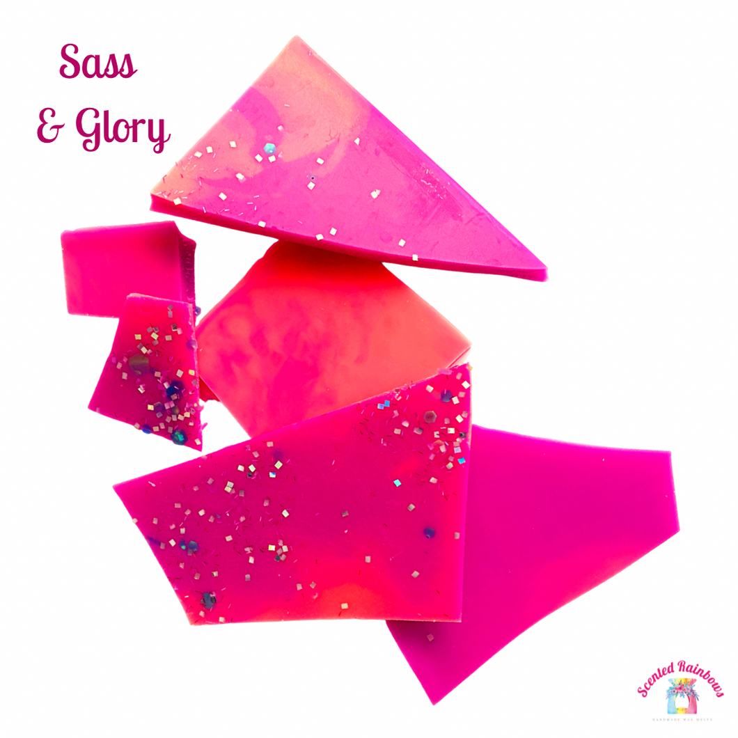 Sass & Glory Wax Melt Brittle - Scented Rainbows 