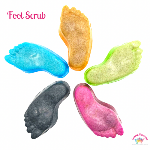 Funky Chunky Foot Scrub - Scented Rainbows 