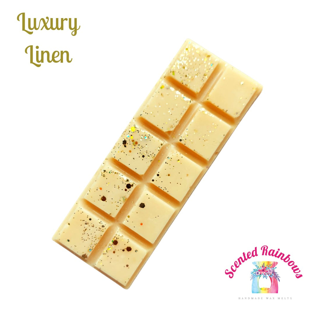 Luxury linen Wax Melt Snap Bar