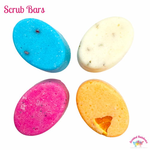 Sugar Scrub Bar - 100% Natural Ingredients - Sugar Scrub, Cocoa Butter Infused -  Vegan Friendly Body Products