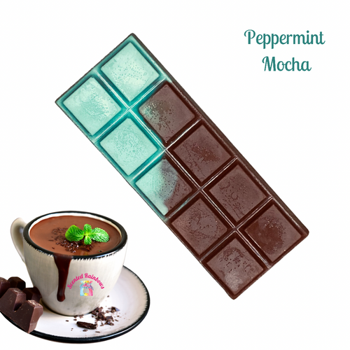 Peppermint Mocha Wax Melt Snap Bar - Scented Rainbows 