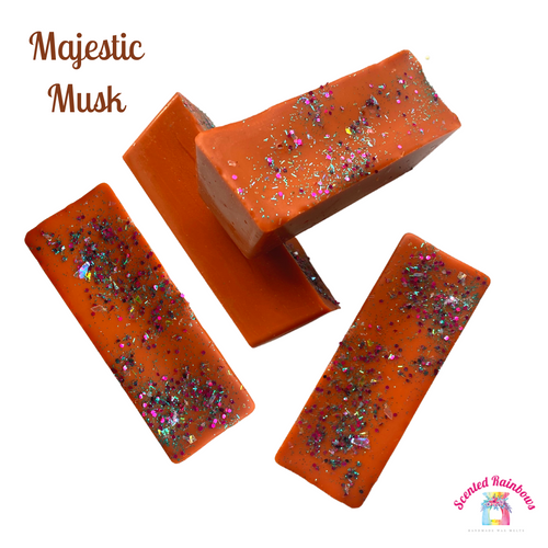 Majestic Musk Wax Melt Mini Loaf - Scented Rainbows 