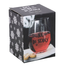 Load image into Gallery viewer, Eat, Drink &amp; Be Scary Stemless Glass
