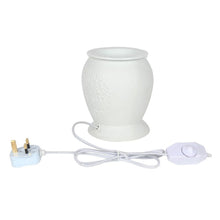 Load image into Gallery viewer, Tree of Life White Ceramic Electric Wax Melt Warmer

