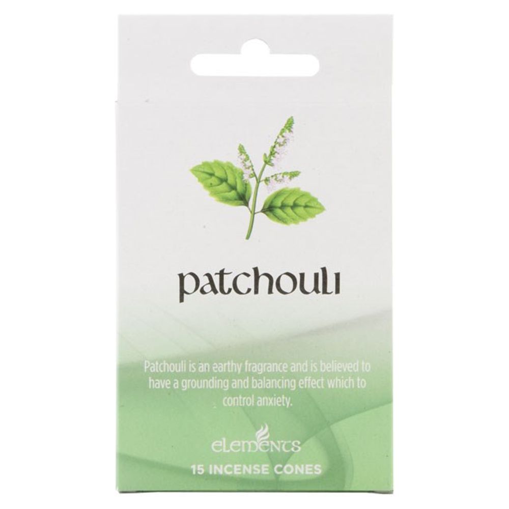 Set of 12 Packets of Elements Patchouli Incense Cones
