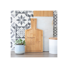 Load image into Gallery viewer, Hangry Bamboo Serving Board
