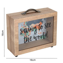 Load image into Gallery viewer, Saving to See the World Money Box
