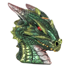 Load image into Gallery viewer, Large Green Dragon Head Backflow Incense Burner

