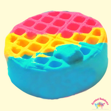 Load image into Gallery viewer, Wild Candy Bath Bomb Waffle - Scented Rainbows 
